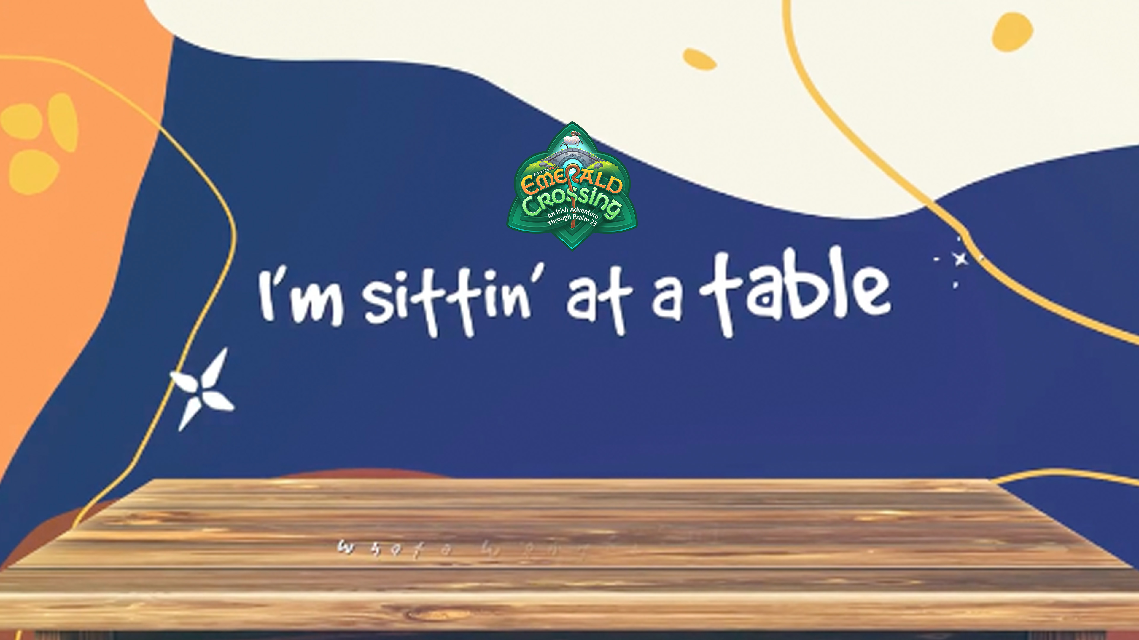 I'm Sitting at a Table (Lyrics)