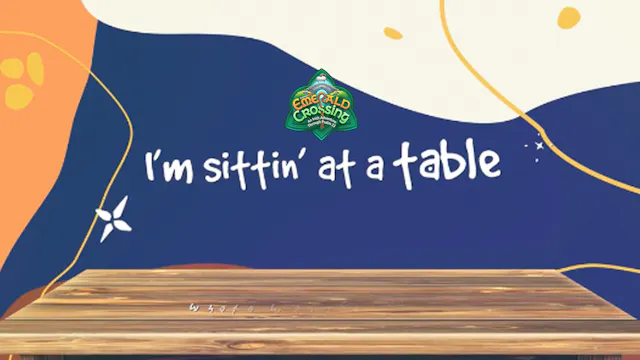 I'm Sitting at a Table (Lyrics)