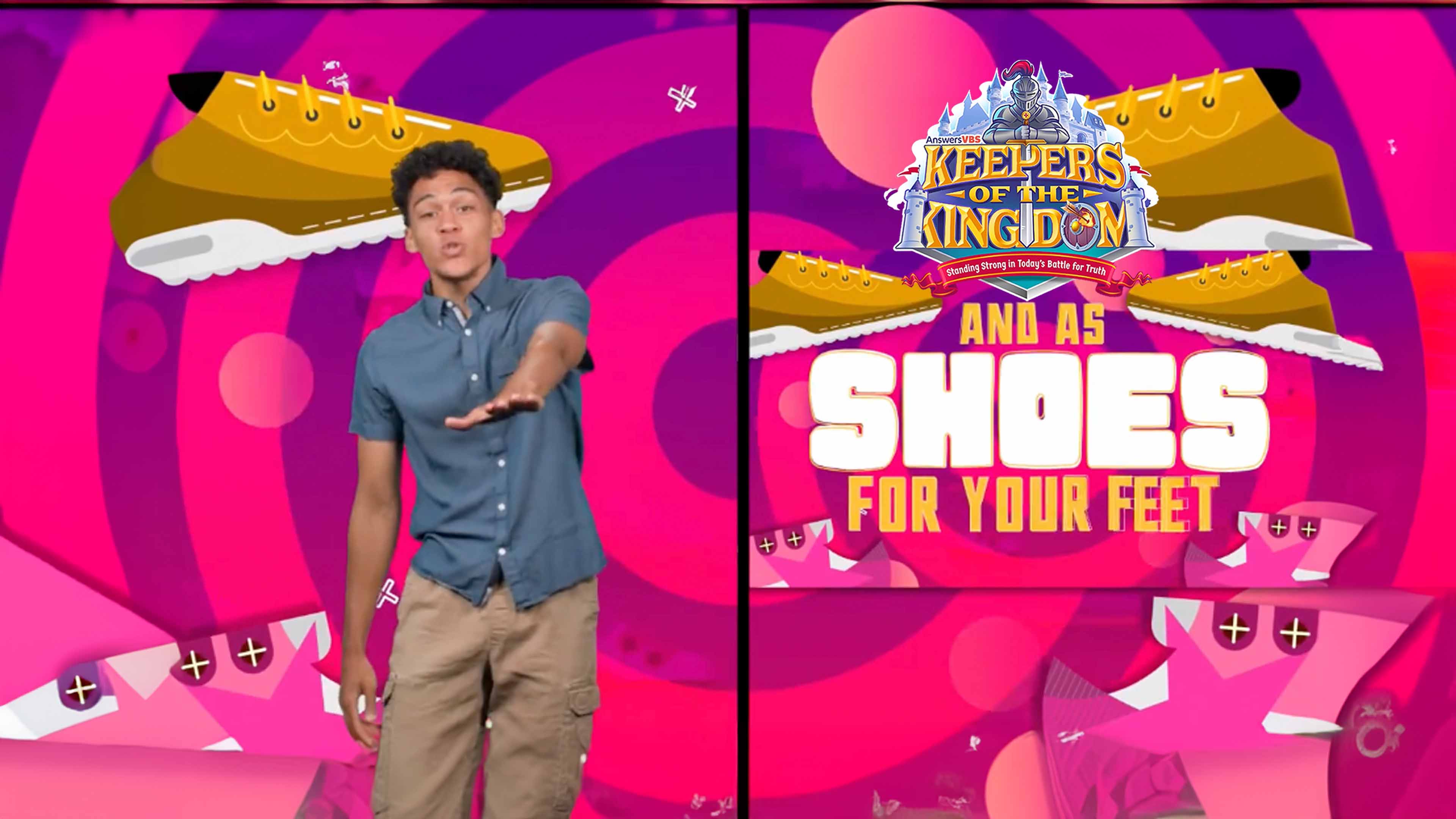 Shoes - Ephesians 6:14-15 (Hand Motions)