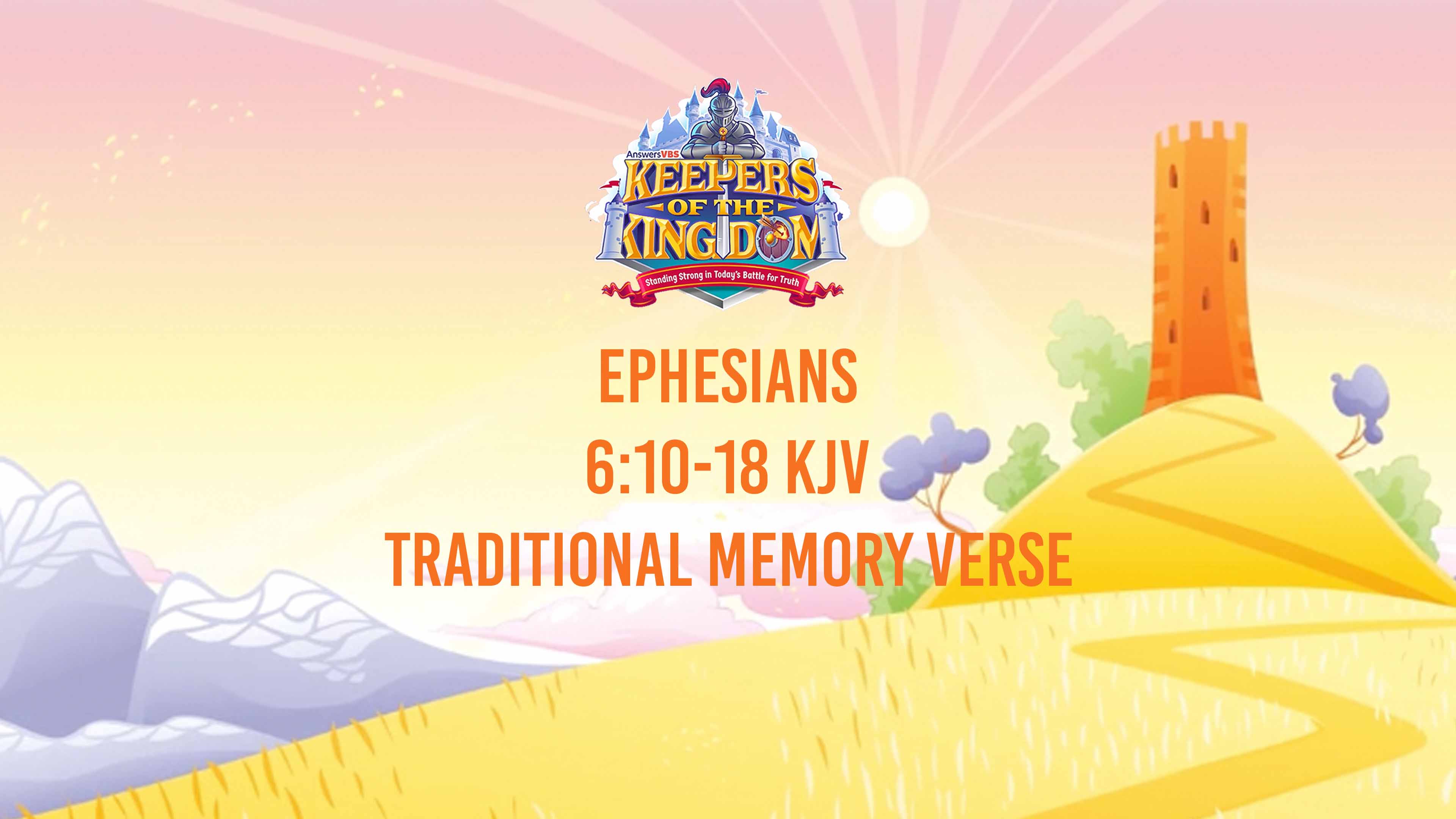 Ephesians 6:10-18 KJV (Lyrics)