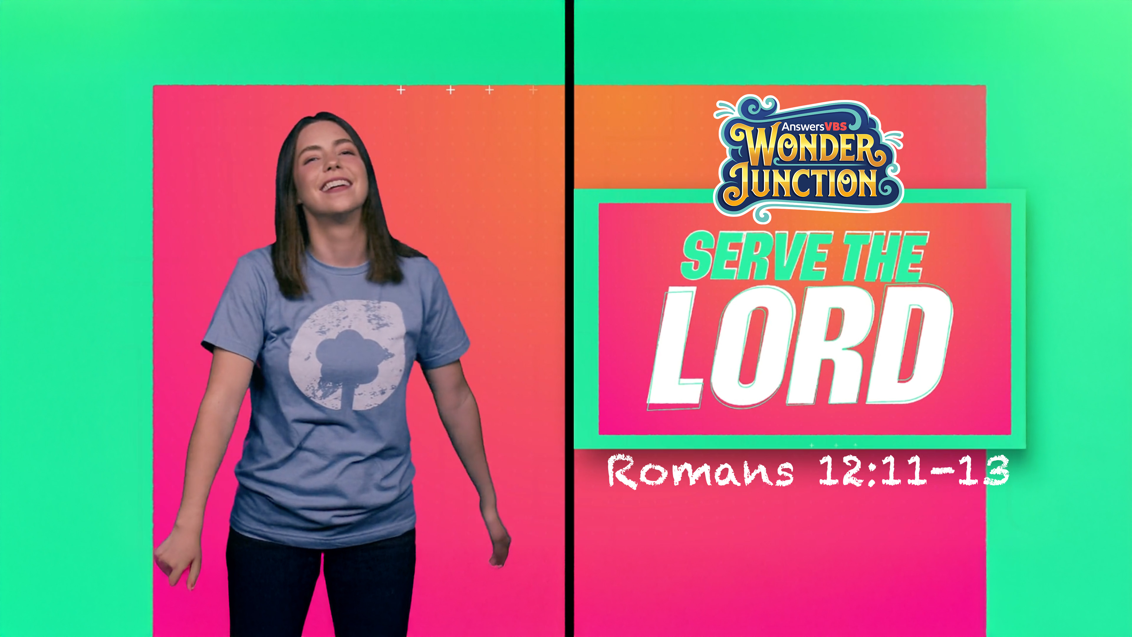 Serve The Lord - Romans 12:11-13 (Memory Verse Hand Motions)