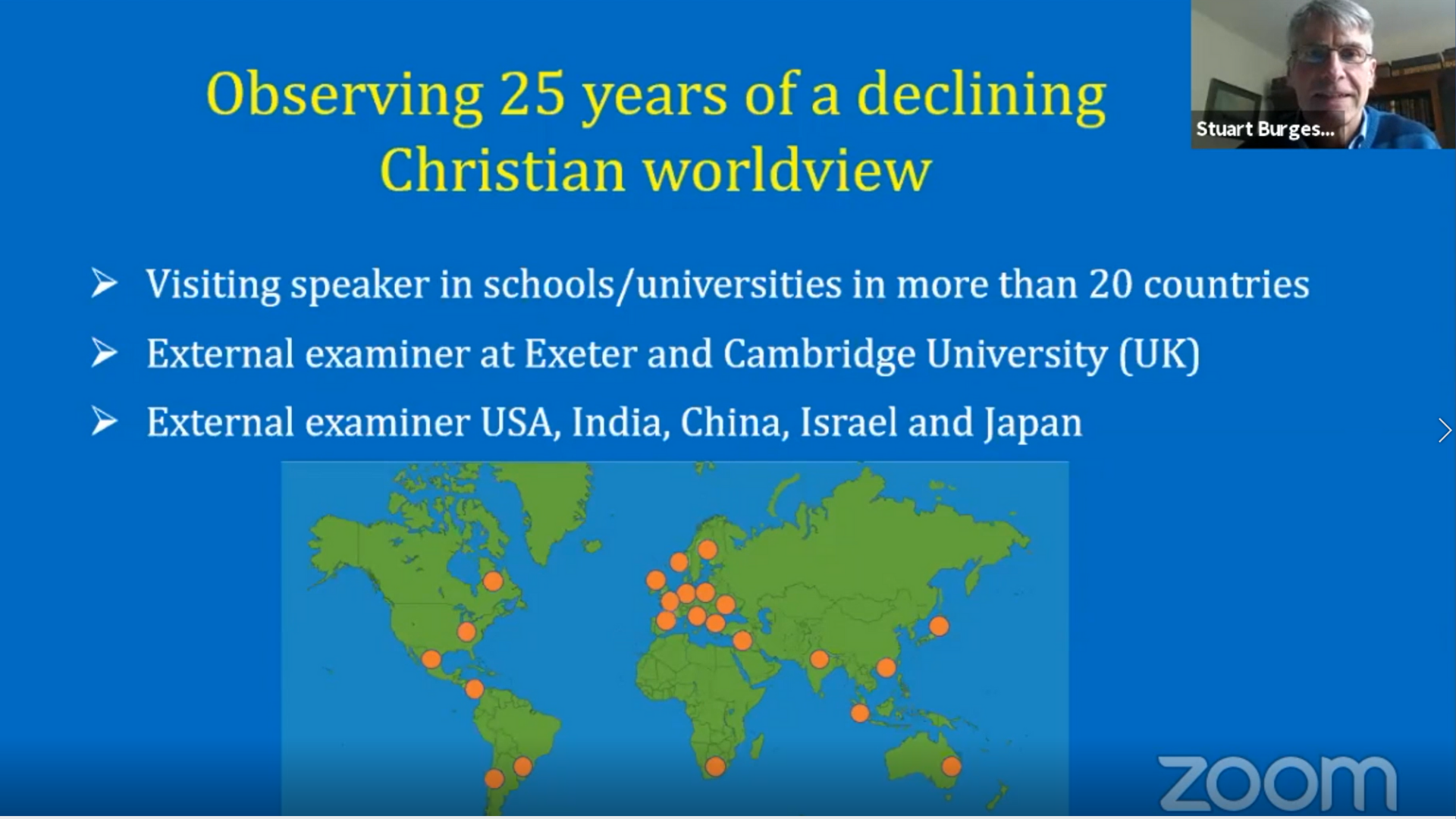 The Benefits of Christian Education - Stuart Burgess