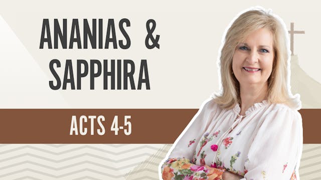 Ananias & Sapphira; Acts 4-5