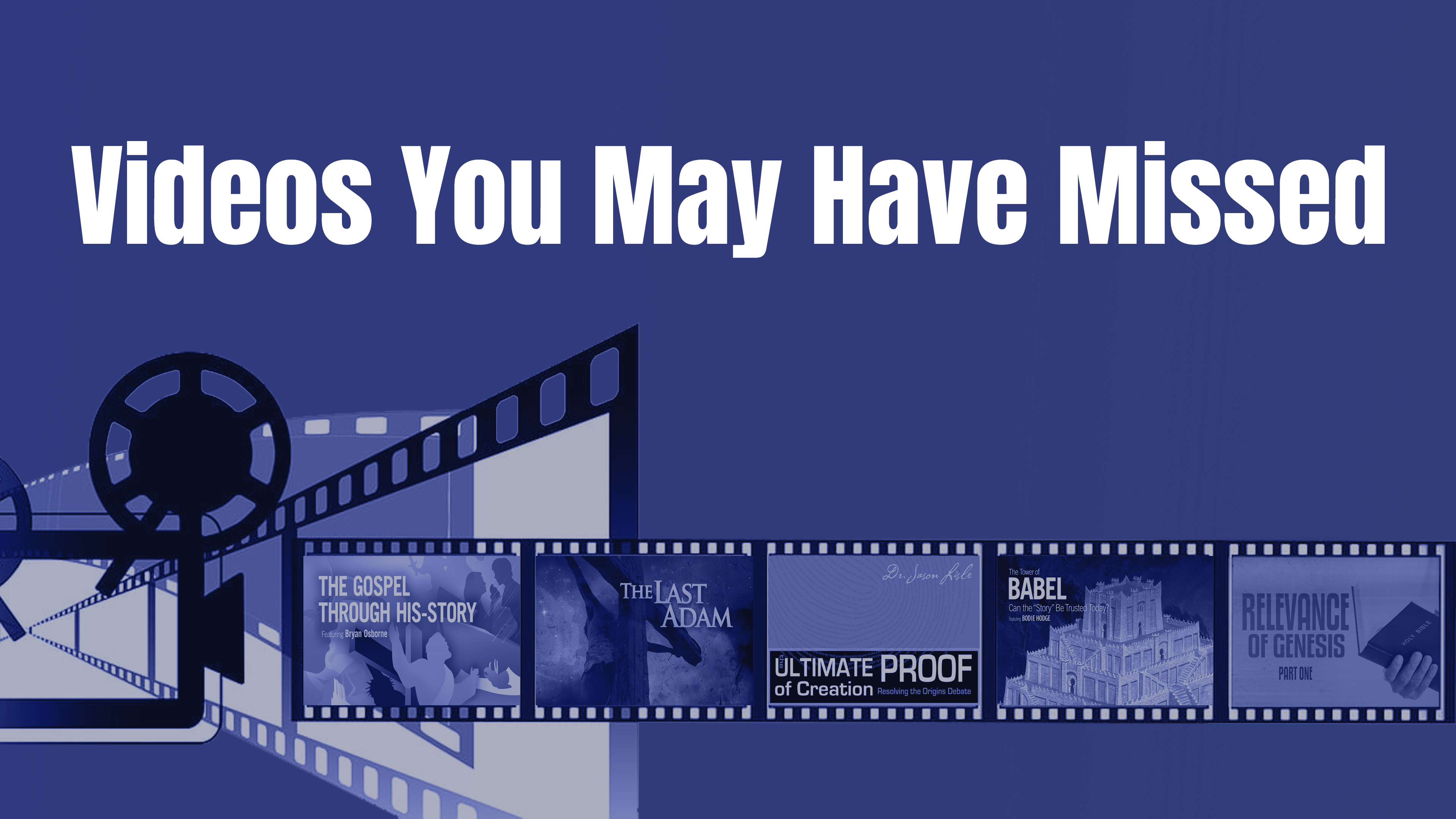 Videos You May Have Missed