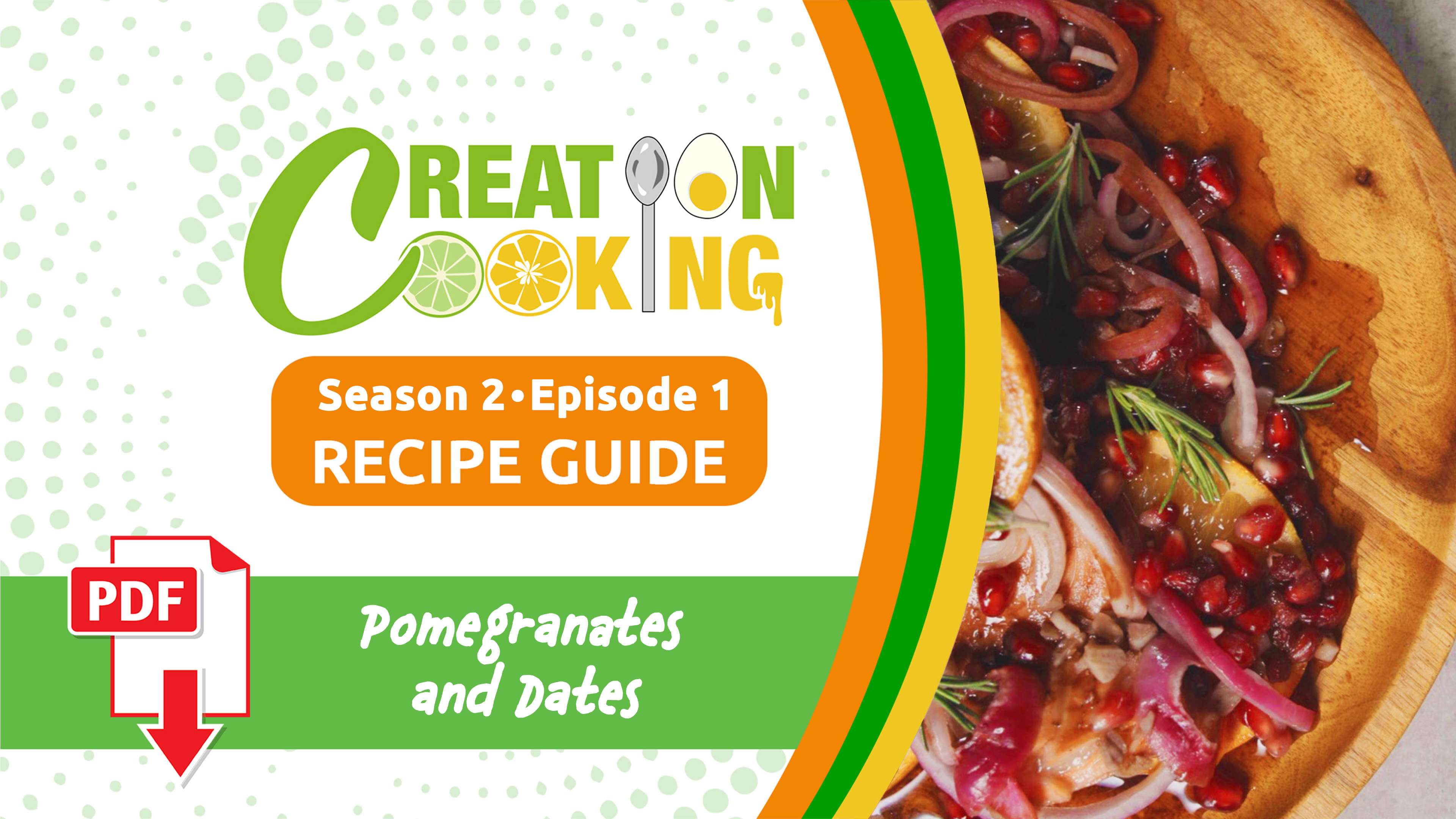 S2E1 Creation Cooking Recipe Guide: Pomegranates and Dates