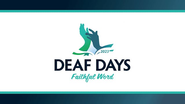 Deaf Days / Ken Ham Presentation 2