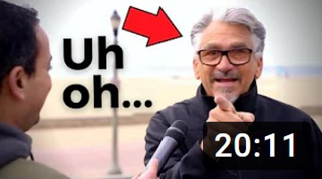 Jewish Man Gets Fired Up When Christian Mentions Jesus!