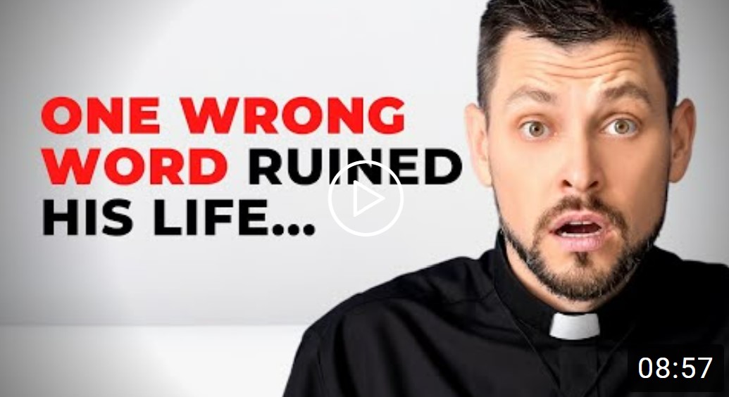 Catholic Priest Resigned Because He Said ONE WORD Incorrectly