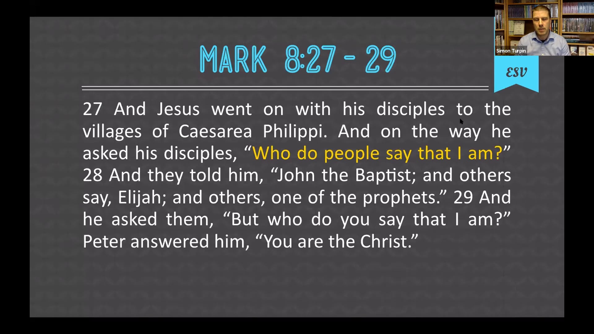 Did Jesus Claim He was God? - Simon Turpin