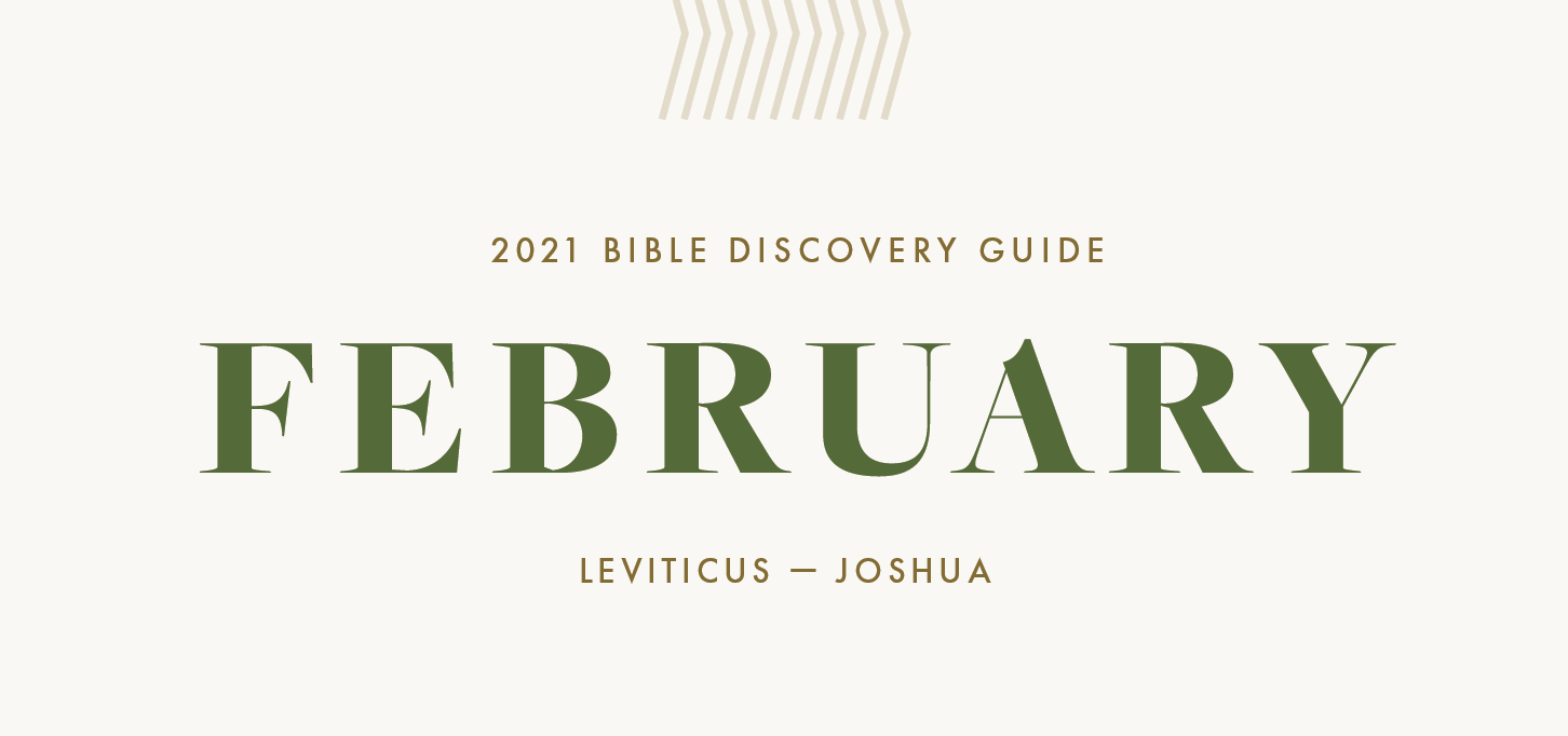 February, 2021 Bible Discovery Guide: Leviticus - Joshua
