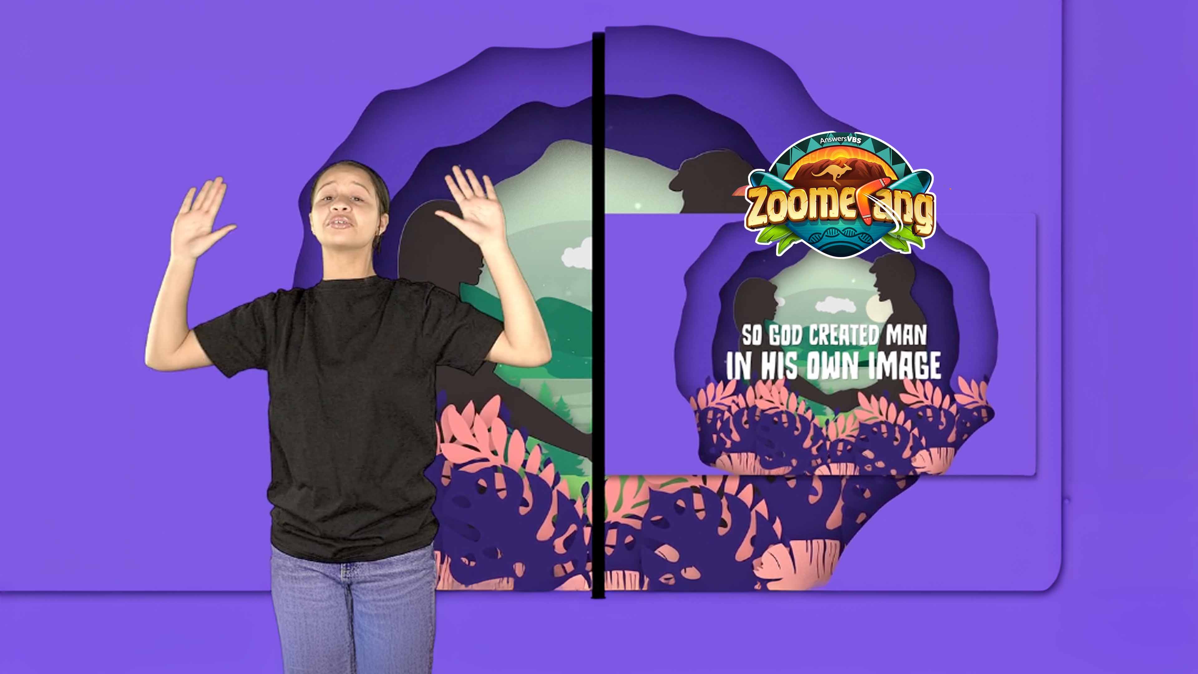 God Created Man (Hand Motions): Genesis 1:27