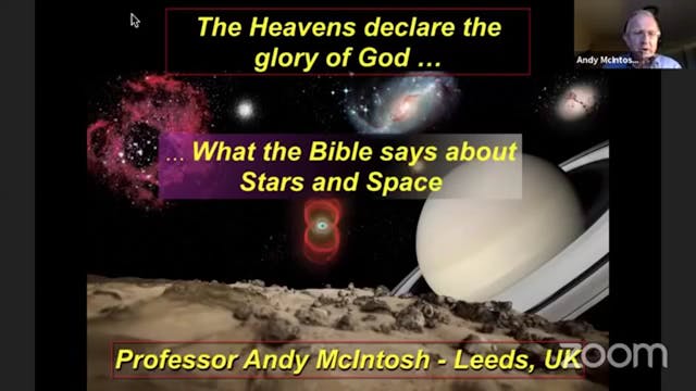 The Heavens Declare the Glory of God ...