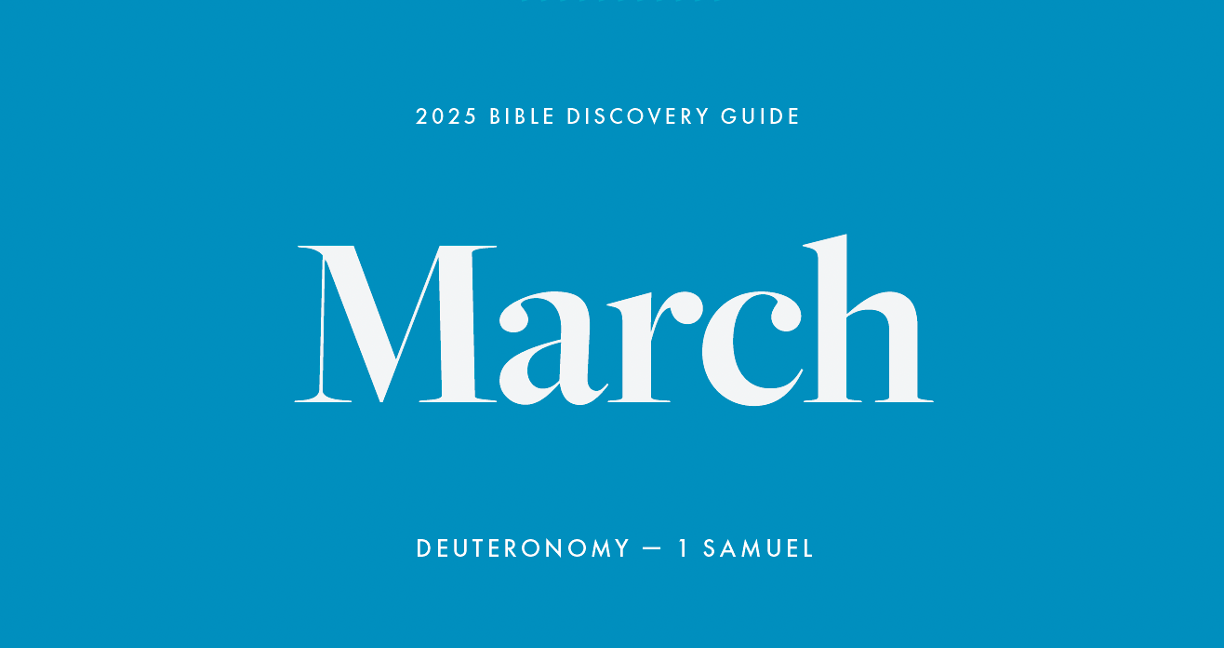 March 2025, Bible Discovery Guide - Deuteronomy - 1 Samuel
