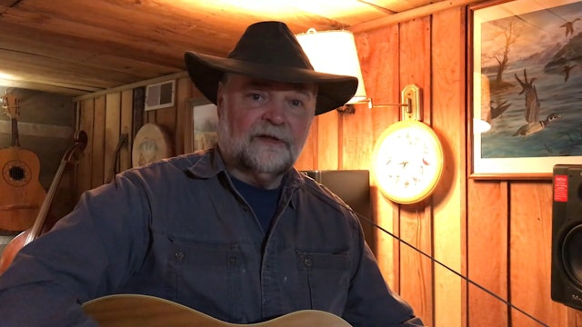 Buddy Davis Sings for Us in His Log Cabin