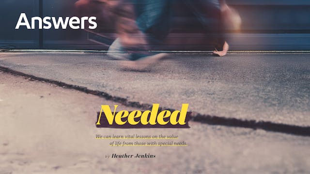 Needed (Answers Audio Article)