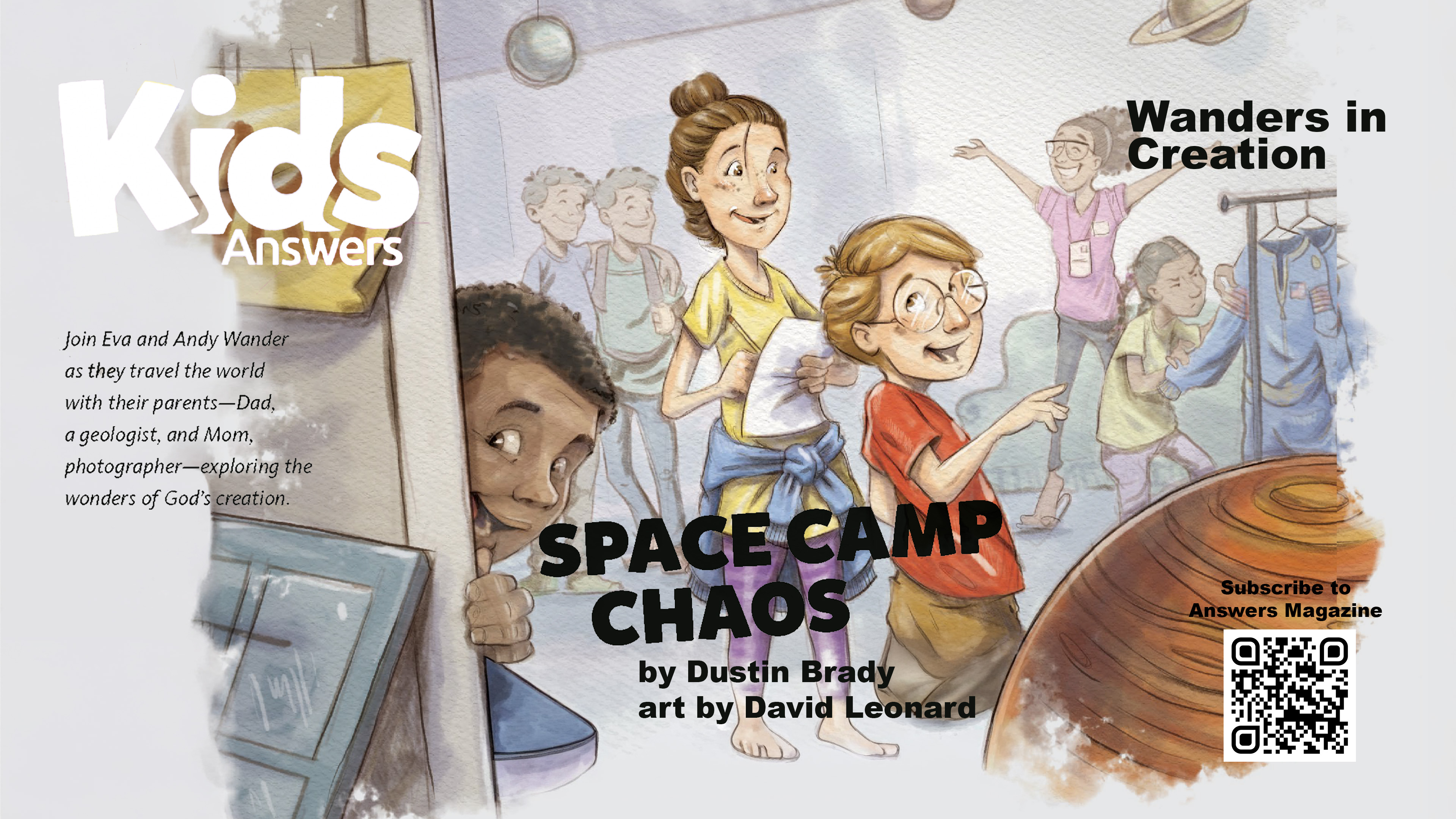 Wanders in Creation: Space Camp Chaos (Kids Answers Audio Article)
