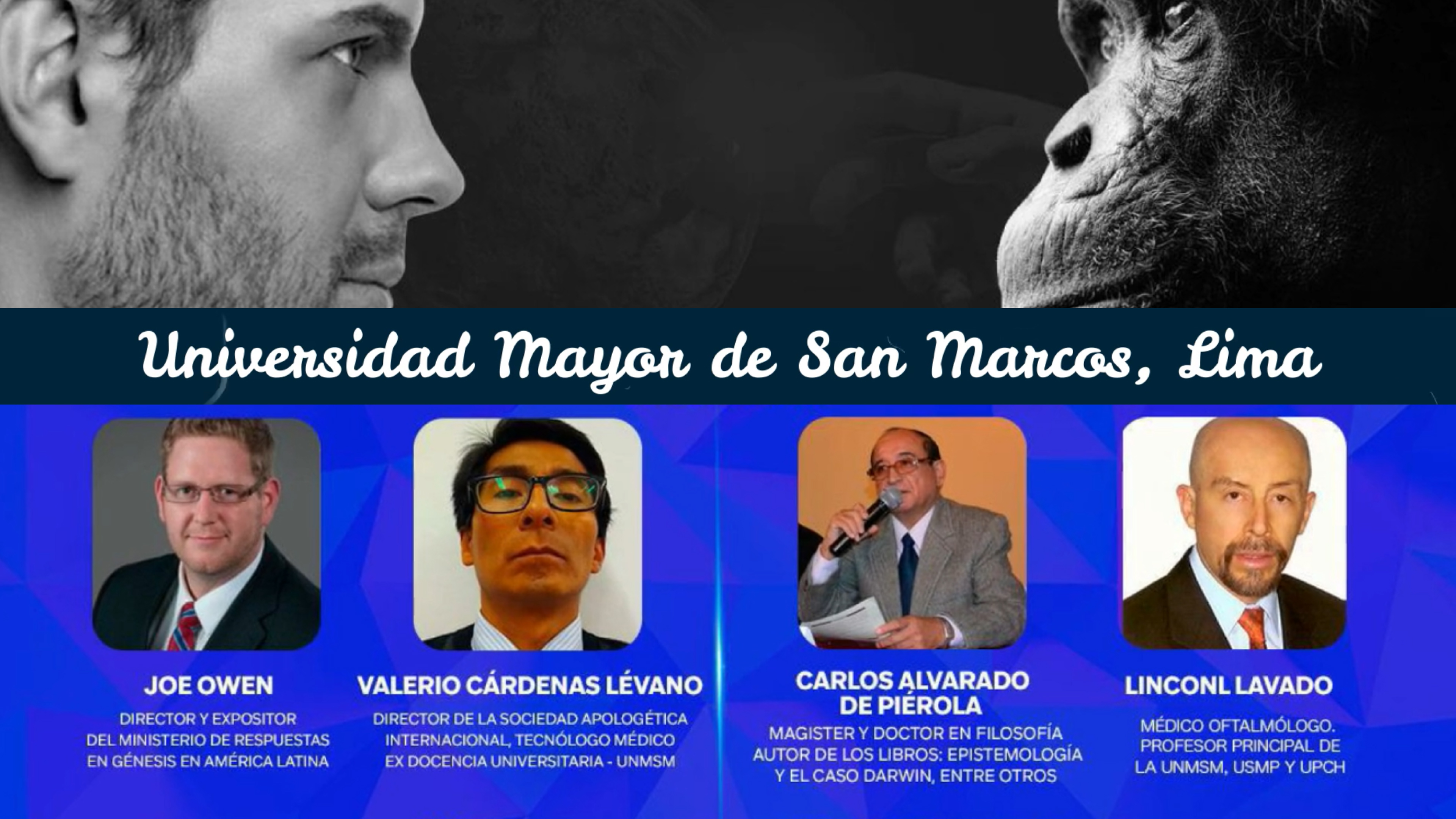 Debate sobre or genes en la Universidad Nacional Mayor de San Marcos, Lima