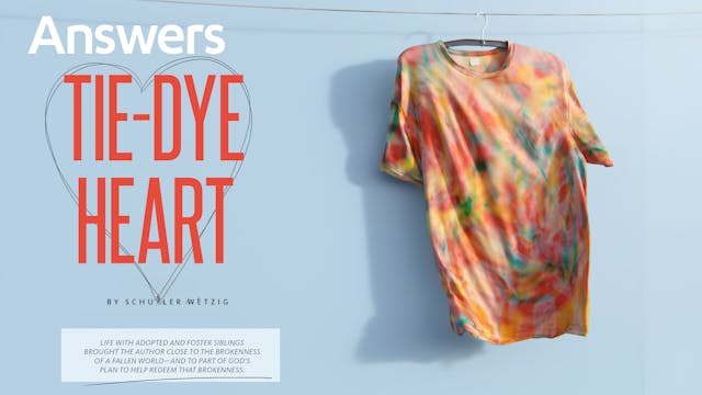 Tie-Dye Heart (Answers Audio Article)