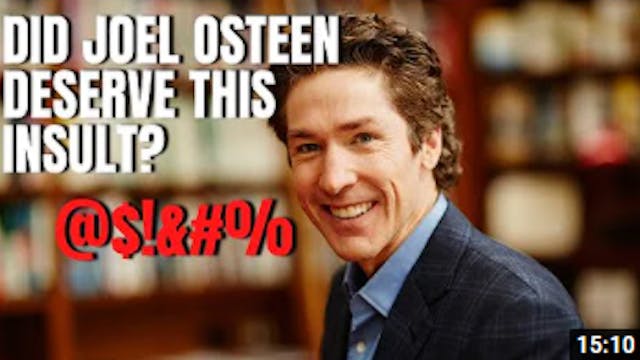 Why was Joel Osteen cussed out at a r...