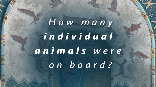 S1E7 The Genesis Account: How many individual animals were on board?