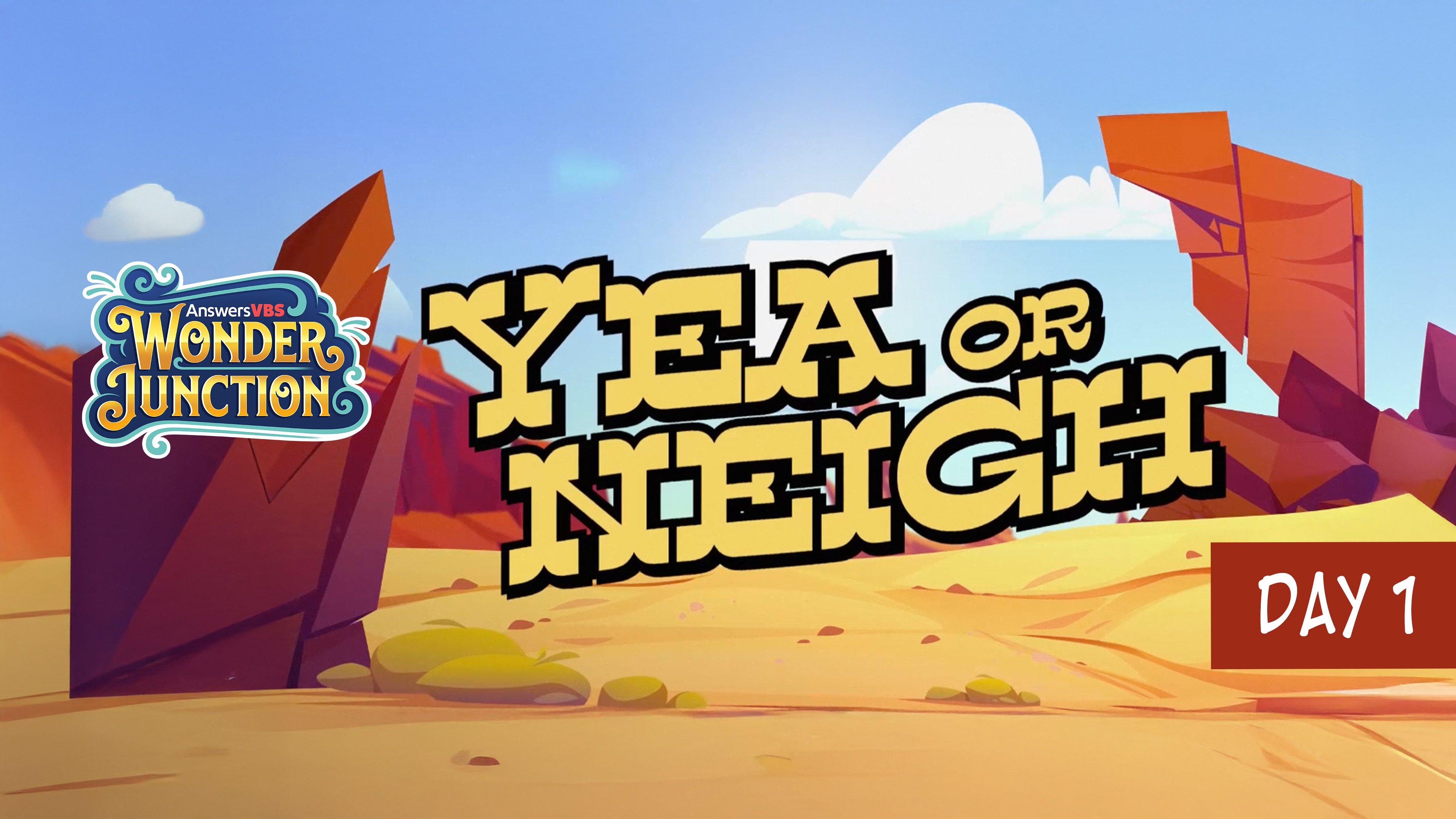 Game Day 1: Yea or Neigh Game