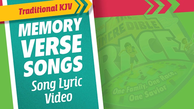 The Incredible Race Traditional Memory Verse Songs
