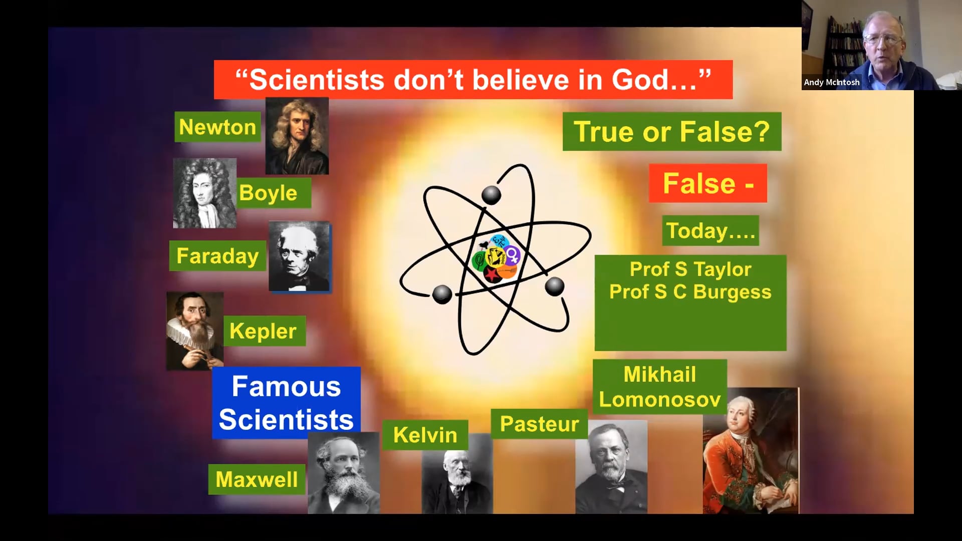 Atheism - Fatally Flawed - Prof Andy McIntosh