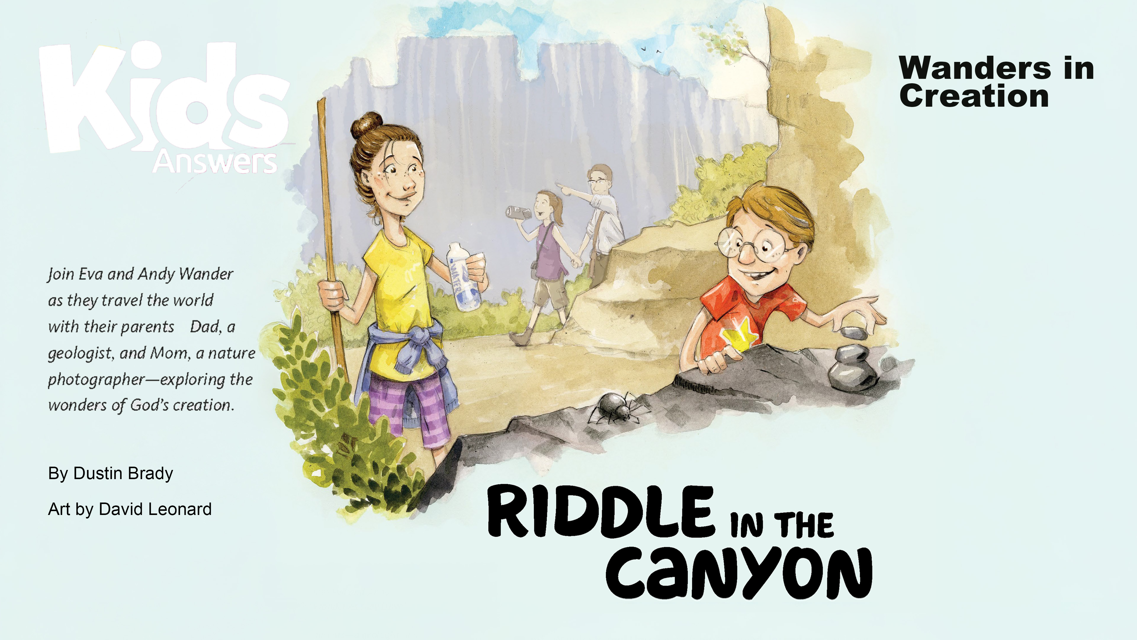 Wanders in Creation: Riddle in the Canyon (Kids Answers Audio Article)