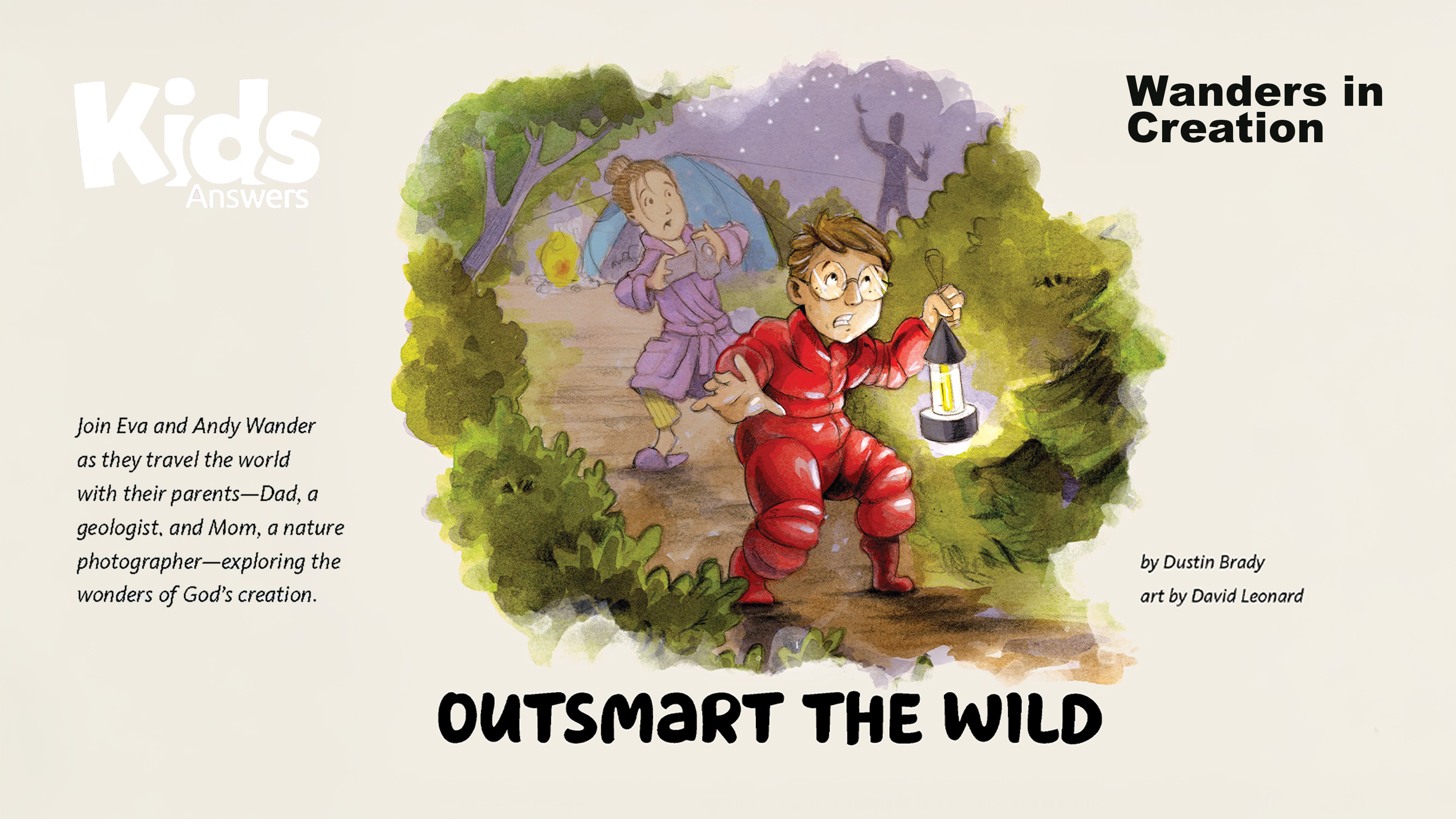 Wanders in Creation: Outsmart the Wild (Kids Answers Audio Article)