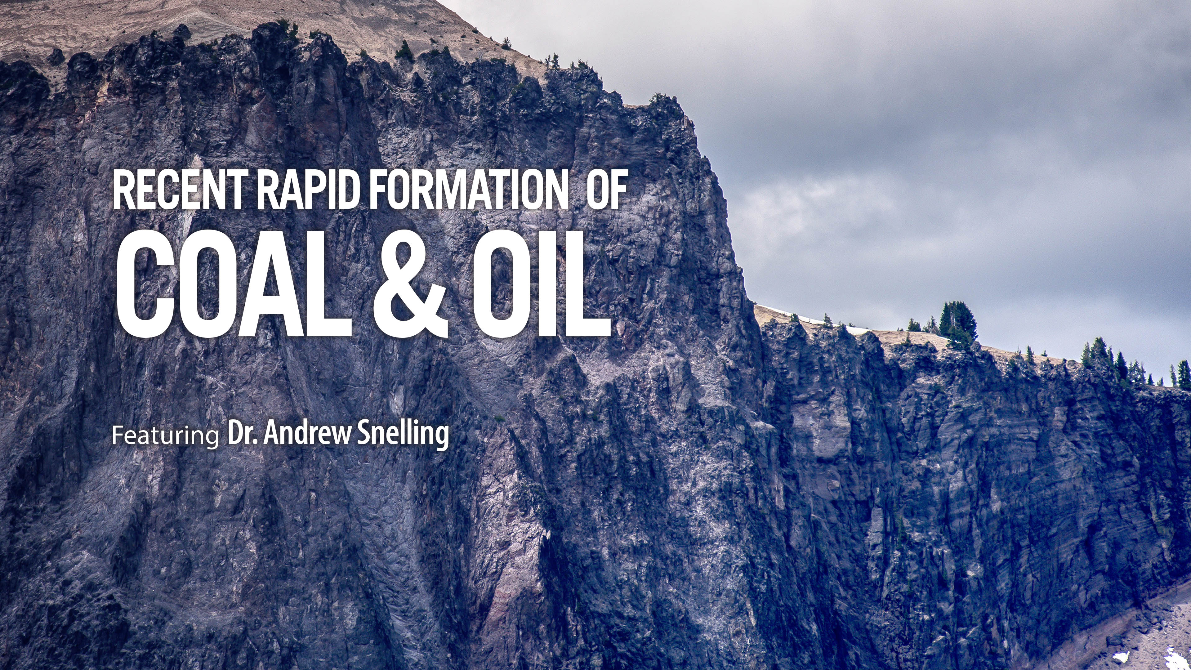 Recent Rapid Formation of Coal and oil