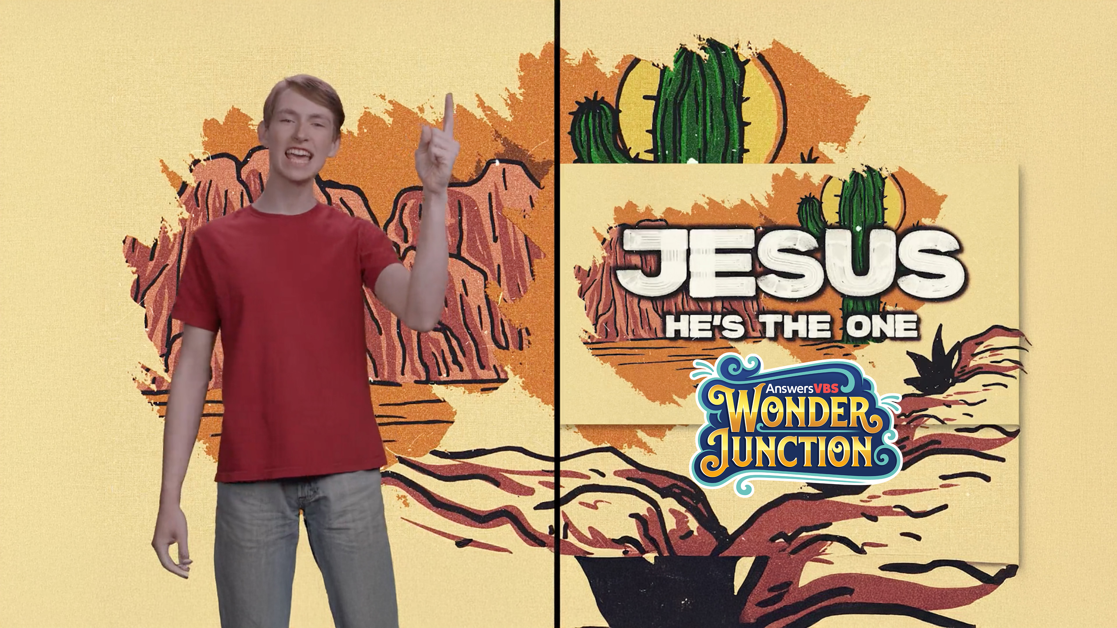 Jesus He's the One (Hand Motions)