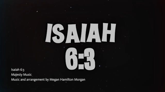 Isaiah 6:3
