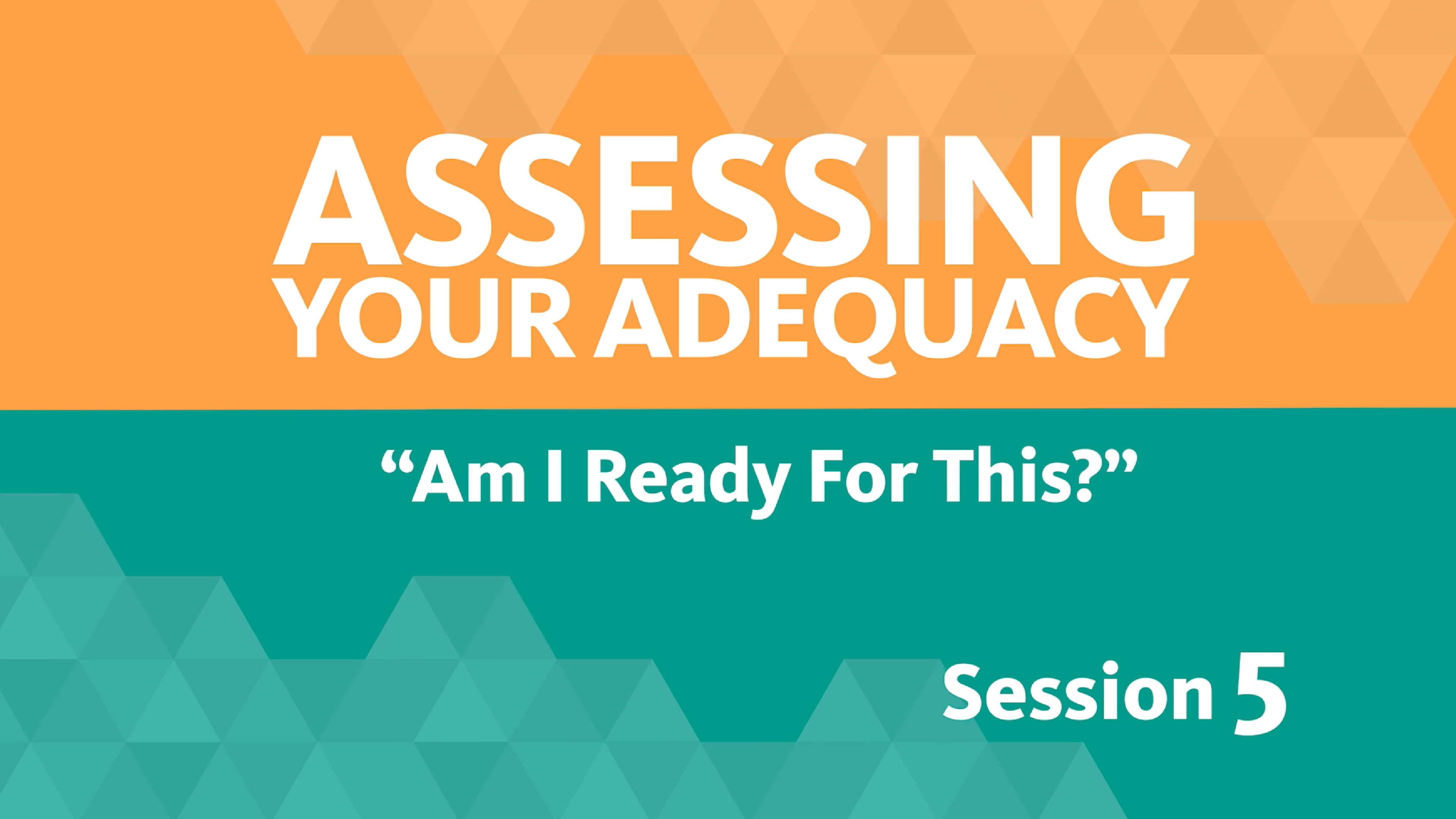 Session 5 - Assessment