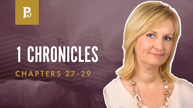 Commands of God; 1 Chronicles 27-29