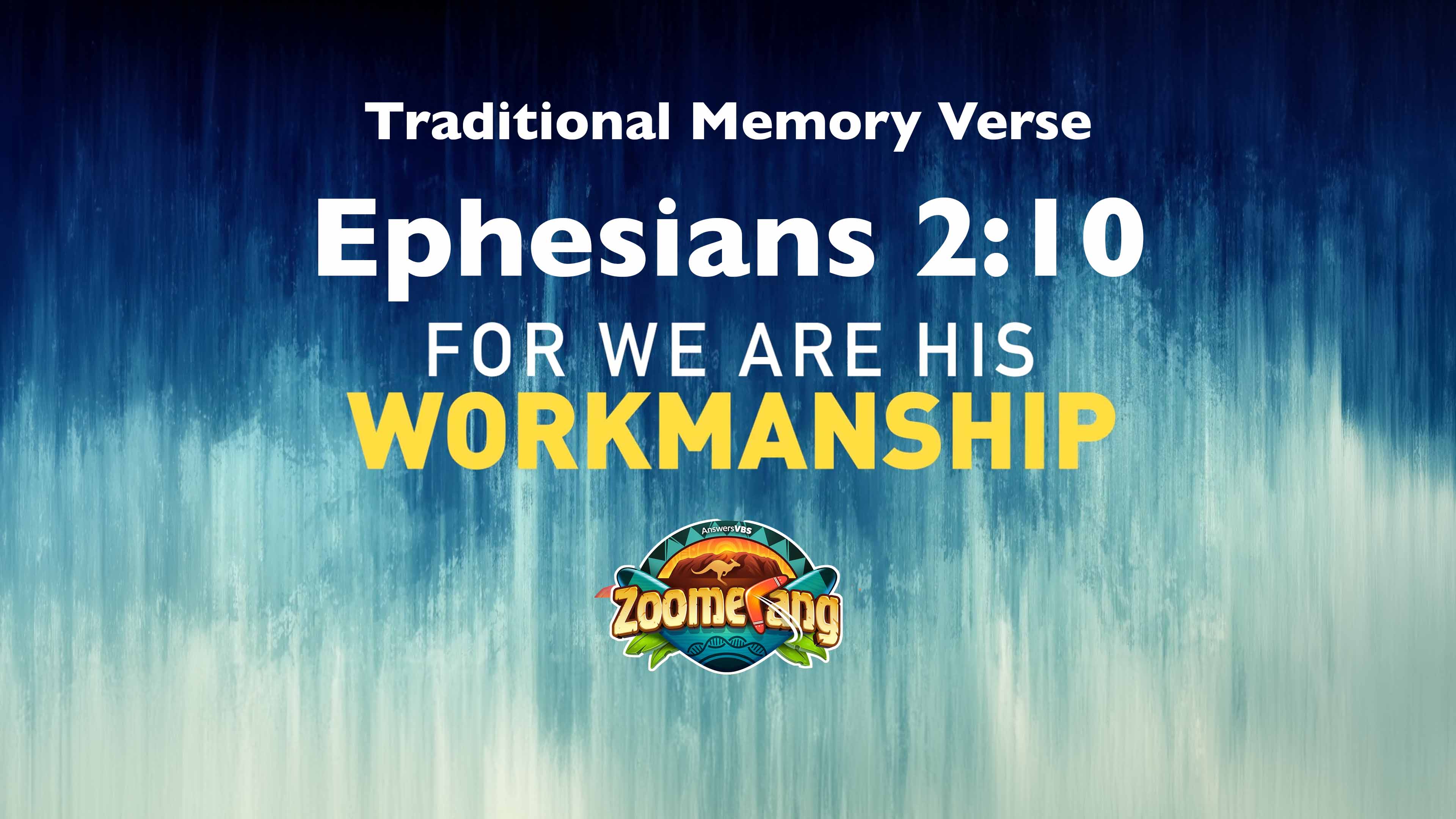 Ephesians 2:10 Scripture (Traditional Memory Verse)