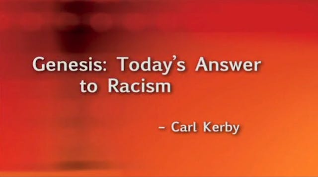 Genesis: Today's Answer to Racism