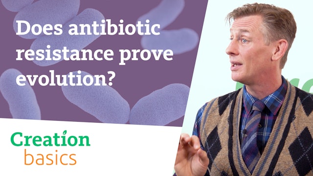 Does antibiotic resistance prove evolution?