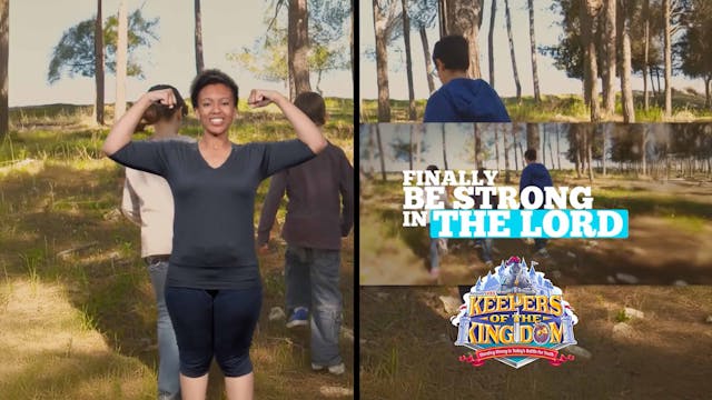 Be Strong - Ephesians 6:10-11 (Hand M...