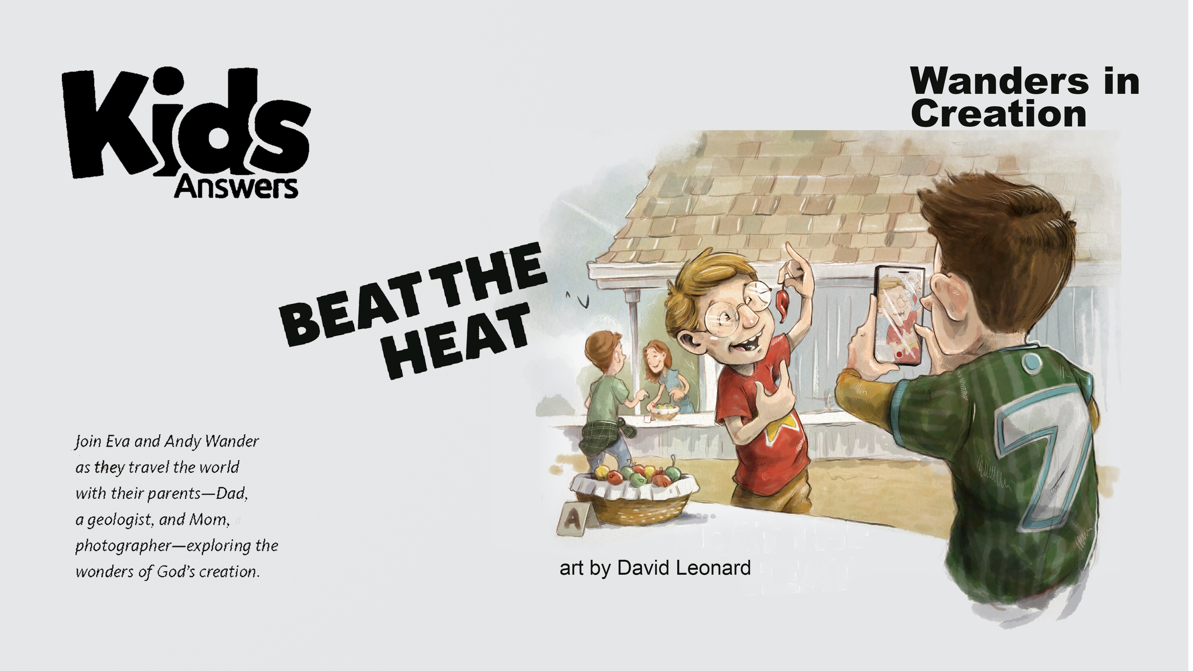 Wanders in Creation: Beat the Heat  (Kids Answers Audio Article)