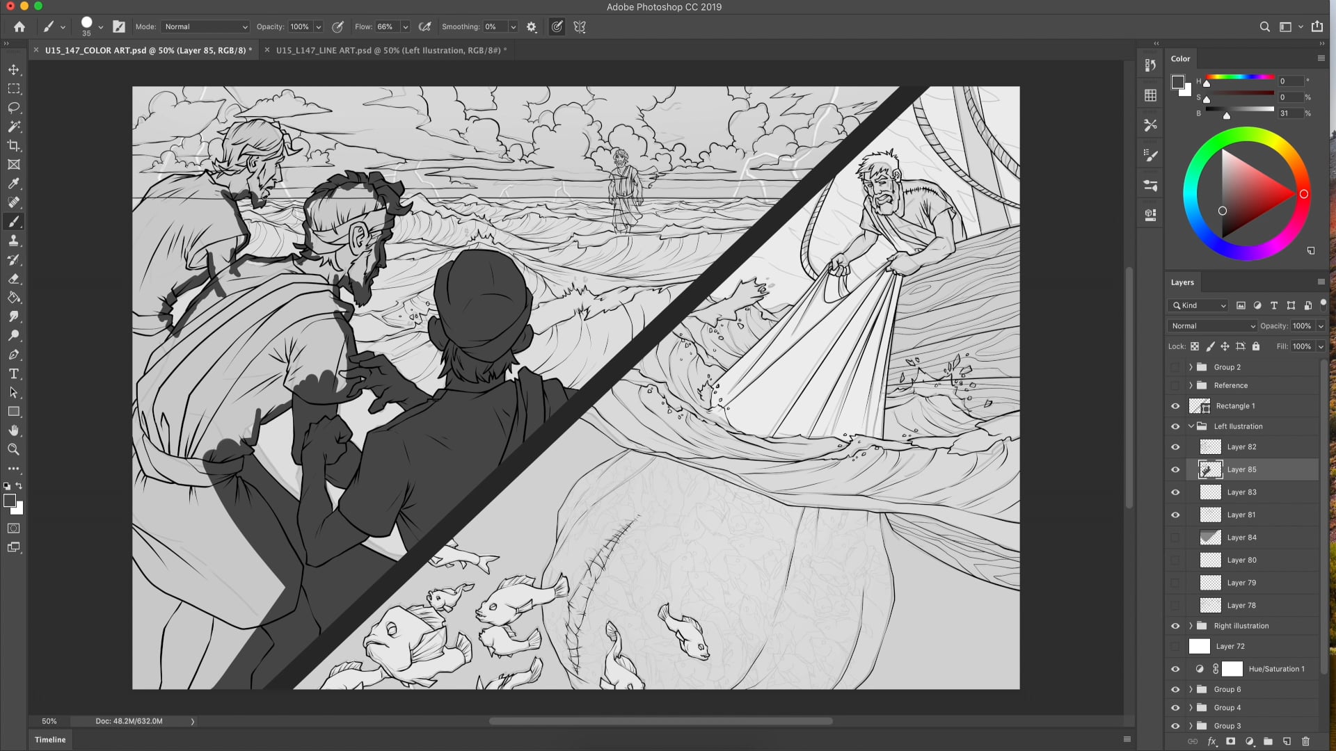 S1E2 Jesus Walking on Water / Huge Catch of Fish