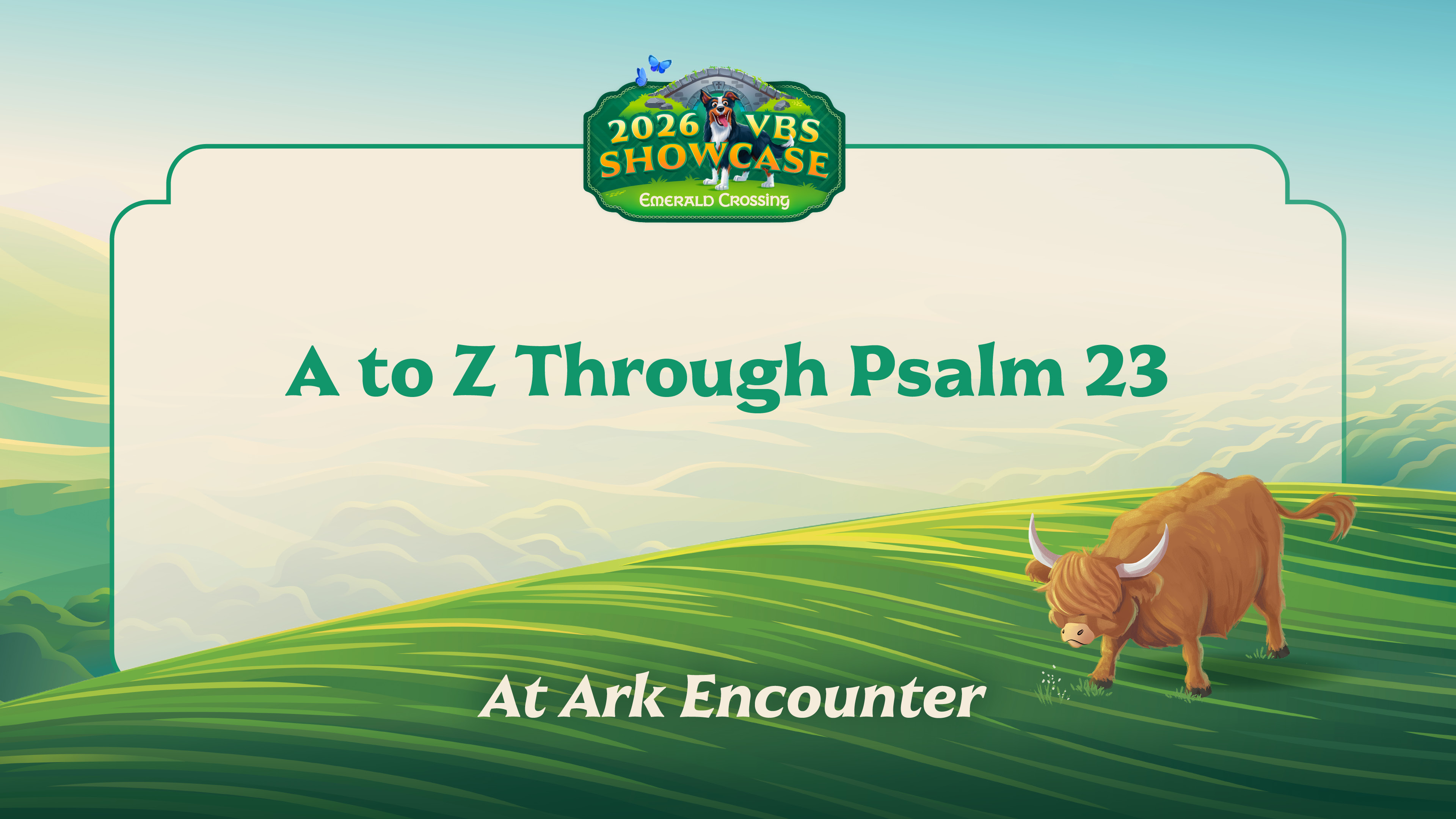 A to Z through Psalm 23
