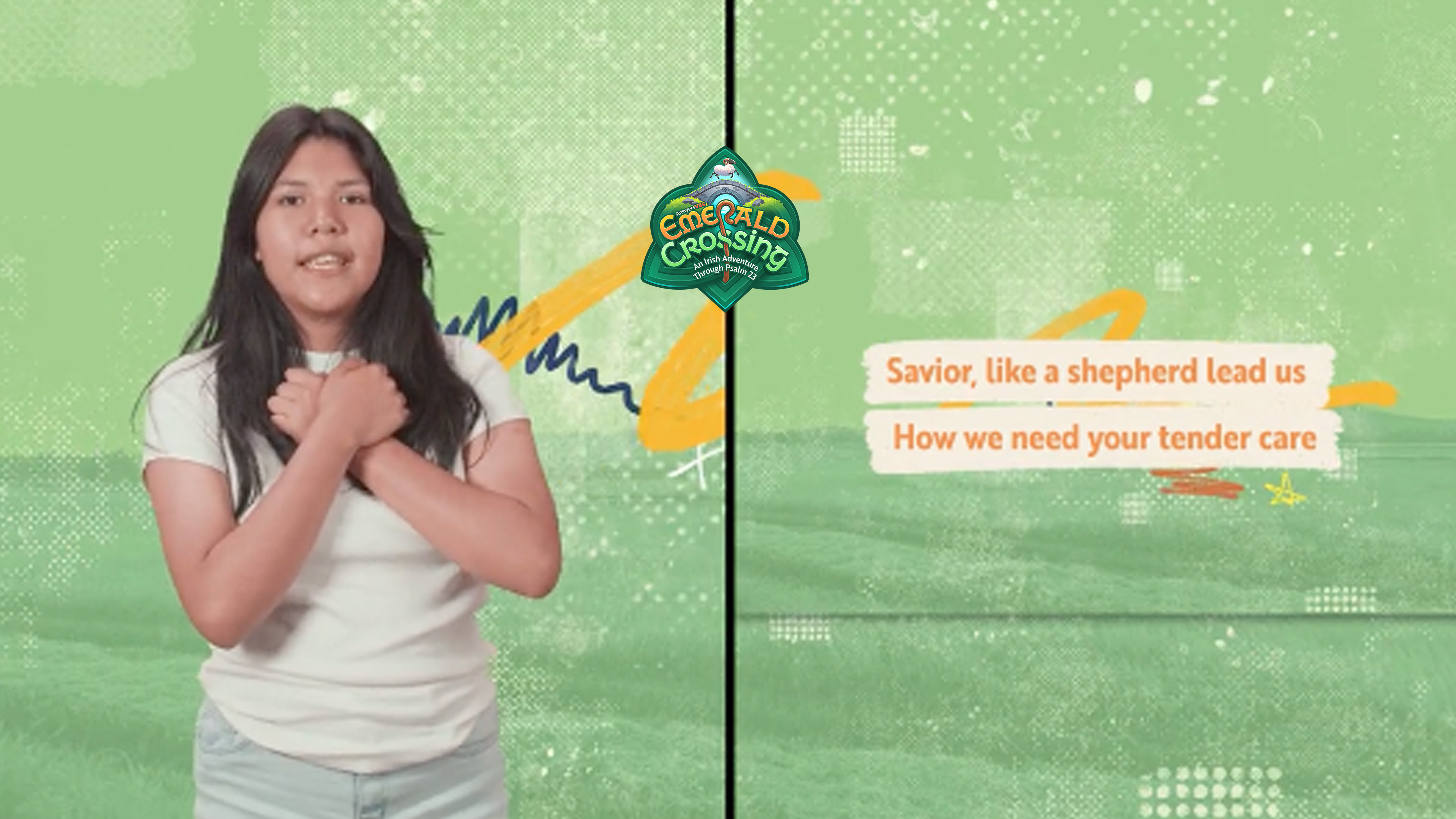 Savior Like a Shepherd (Hand Motions)