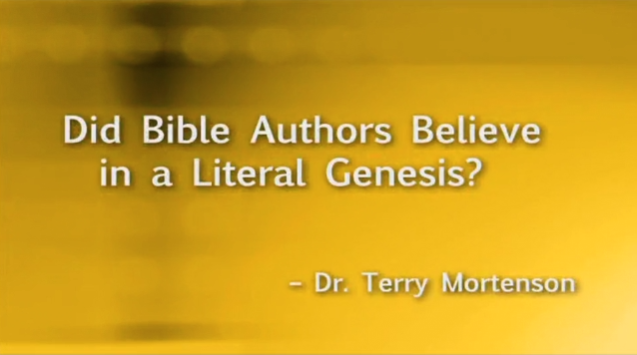 Did Bible Authors Believe in a Literal Genesis?