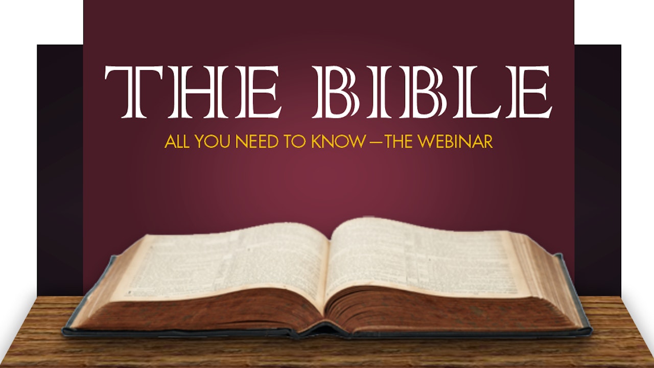 The Bible Webinar (2020)