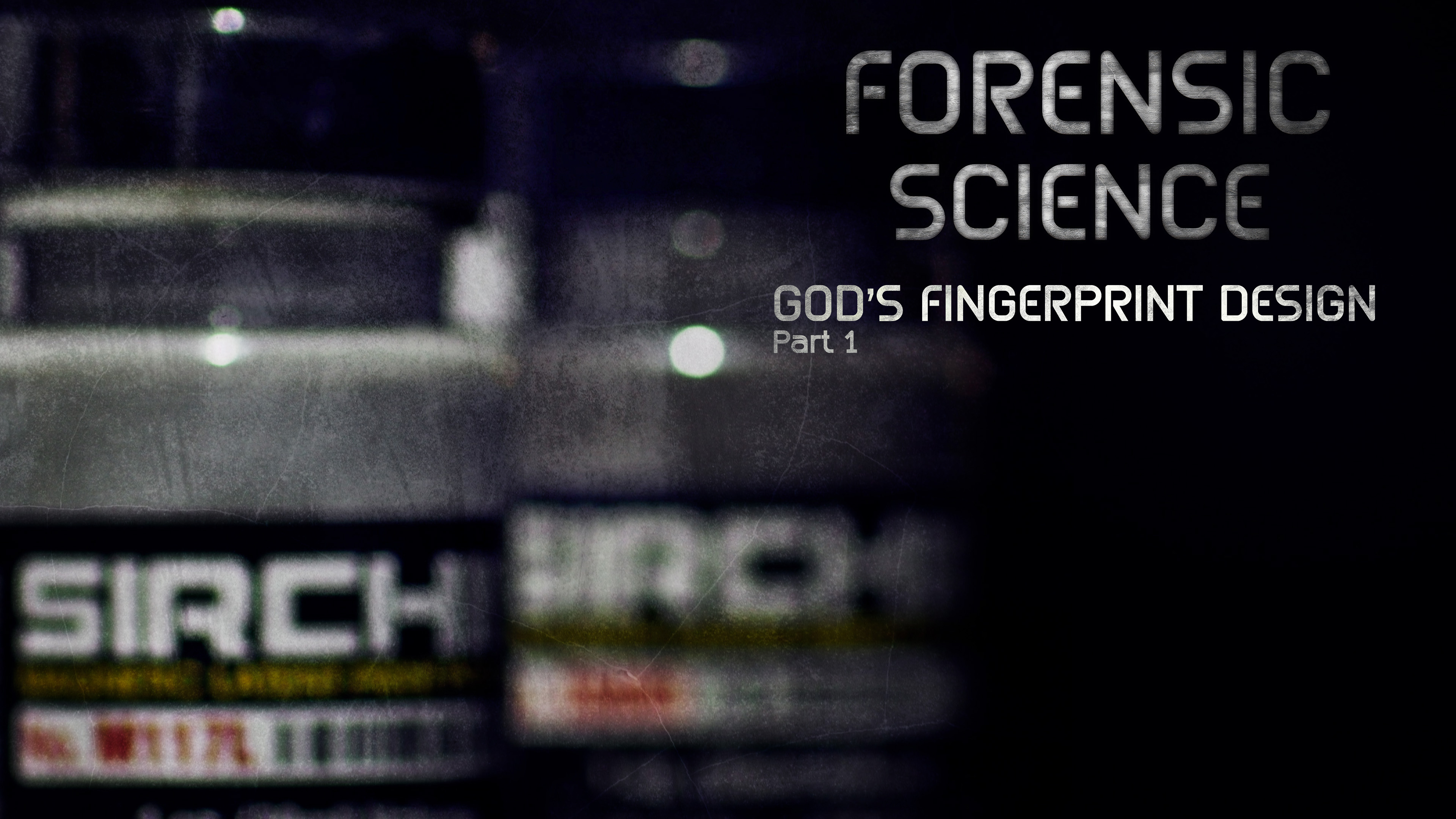 S1E1 God's Fingerprint Design Part 1