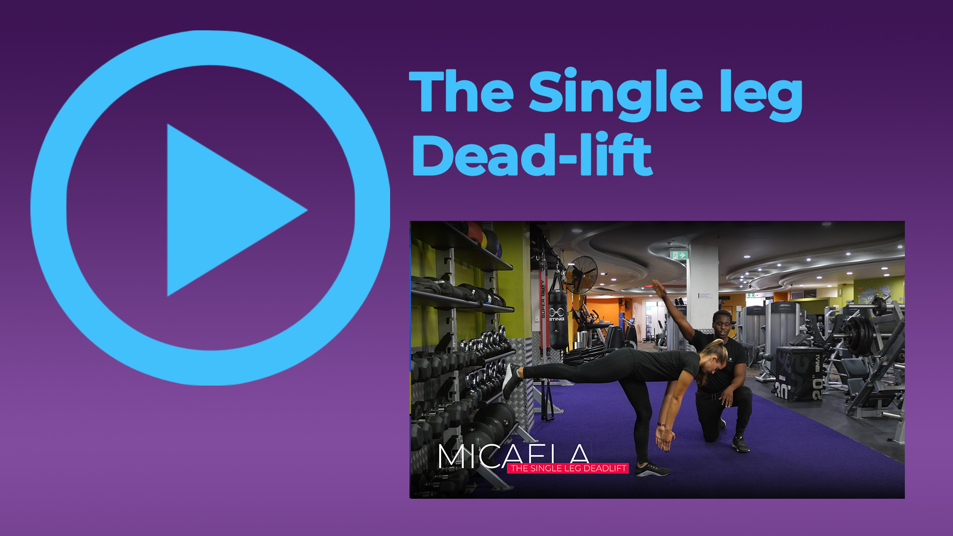SINGLE LEG DEADLIFT