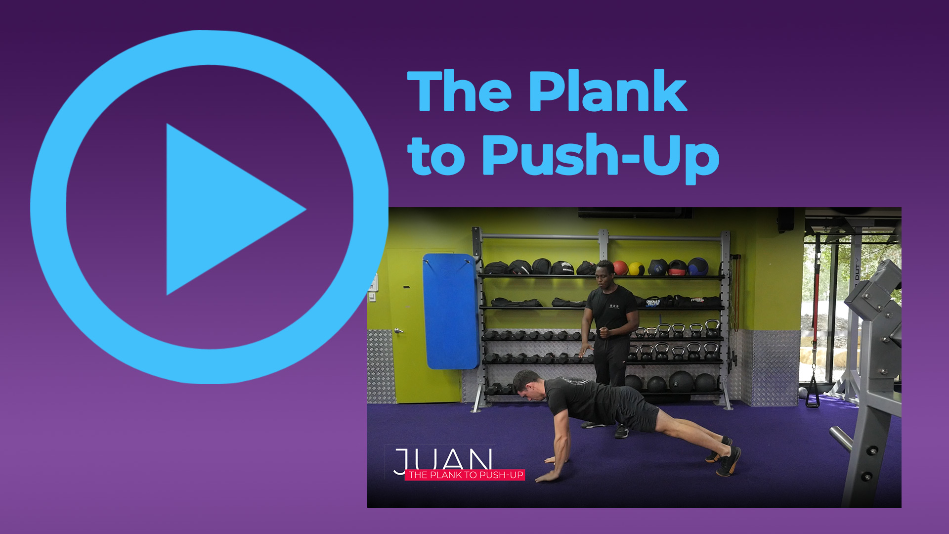 THE PLANK TO PUSH-UP