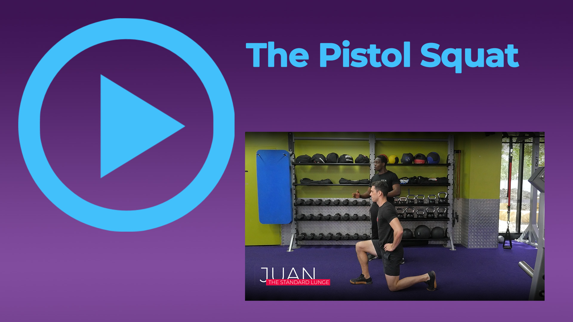 THE PISTOL SQUAT