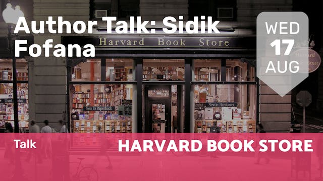 2022.08.17 | Author Talk: Sidik Fofana