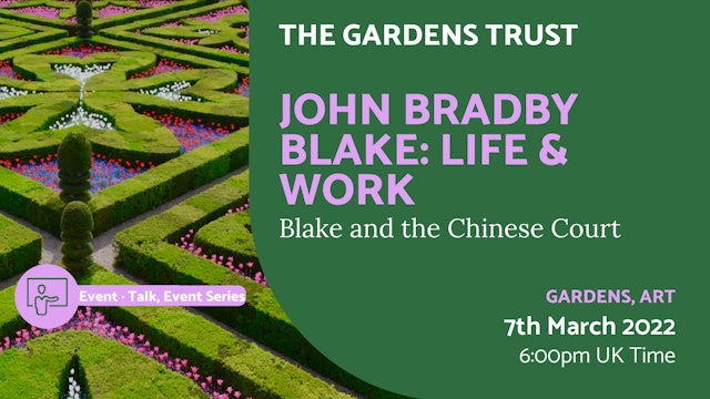 2022.03.07 | John Bradby Blake: Life & Work